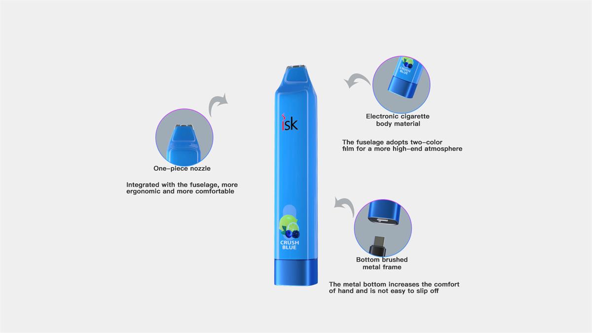 ISK013 Cigarette électronique Jetable POD 3000 Puffs avec débit d'air réglable et batterie rechargeable