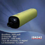 ISK042 E cigarette Jetable 3000 bouffées disposable vape pen