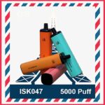 ISK047 cigarettes électroniques jetables 5000 Puff avec débit d’air réglable et batterie rechargeable