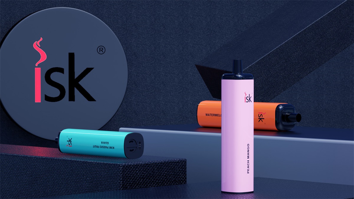 ISK047 cigarettes électroniques jetables 5000 Puff avec débit d'air réglable et batterie rechargeable