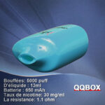 QQ-Box Cigarette électronique Jetable 5000 Bouffées Rechargeable disposable vape