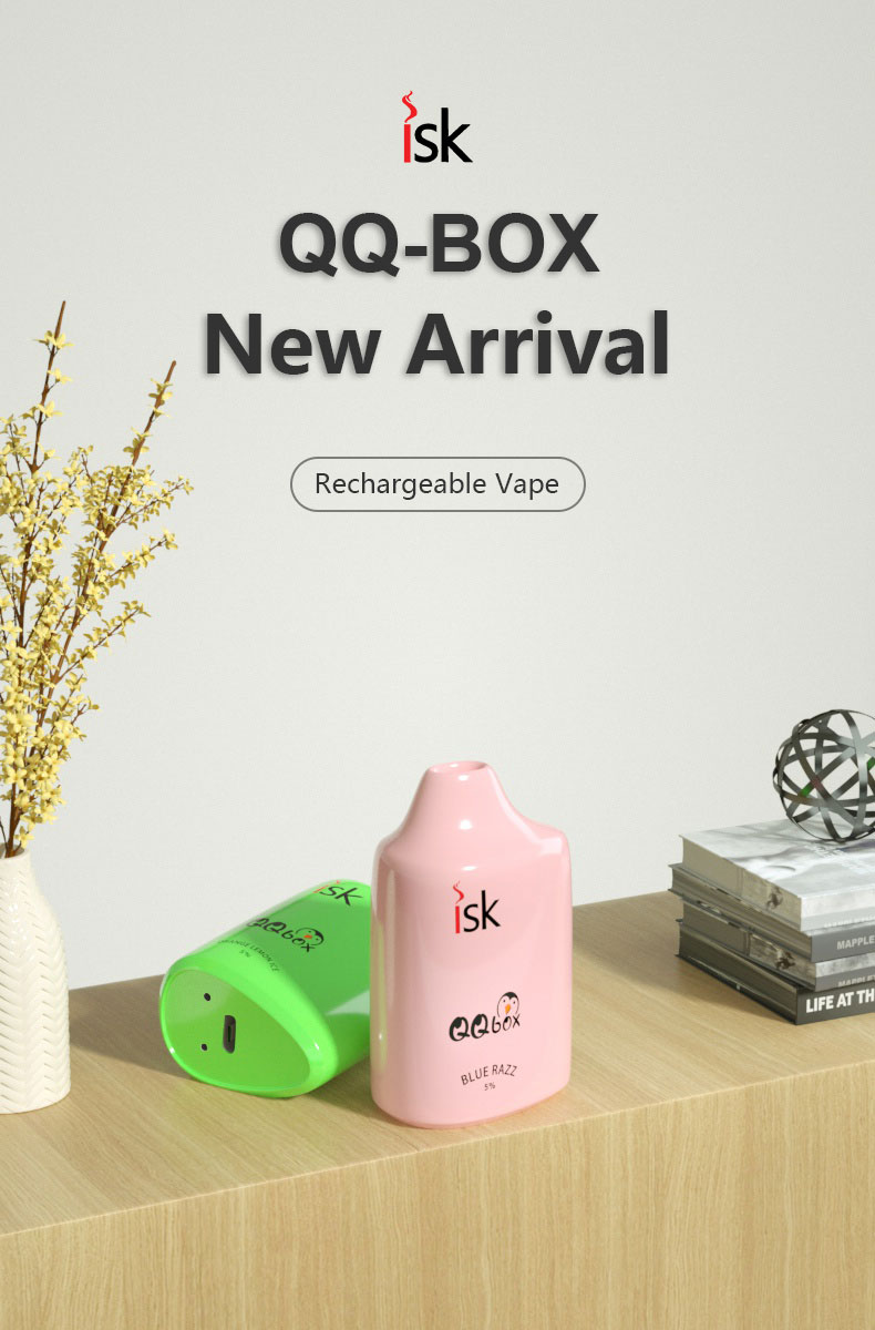 QQ-Box Cigarette électronique Jetable 5000 Bouffées Rechargeable disposable vape