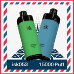 ISK053 Cigarette électronique Jetable 15000 Puffs cartouches vides avec débit d’air réglable à la RDL et MTL