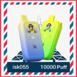 ISK055 Cigarette électronique Jetable 10000 Puffs avec batterie rechargeable vape 20 ml